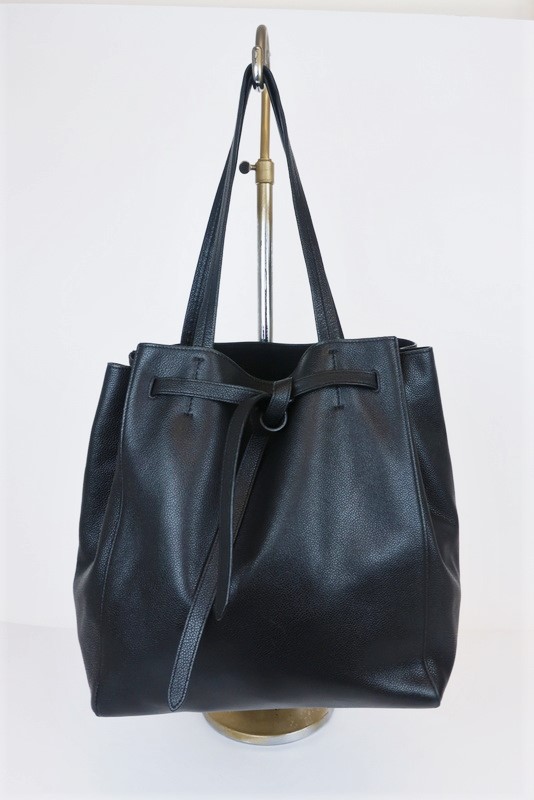 Celine Small Cabas Phantom Tote in Black