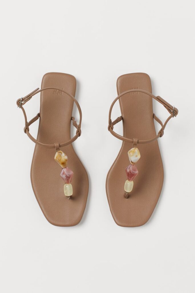 Cute affordable summer sandals from H&M.
H&M T-Strap Sandals - $17.99