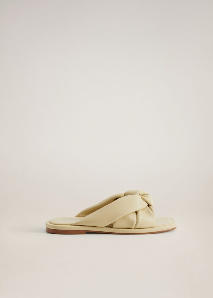 Cute Affordable Summer Sandals from Mango. Quilted Strap Sandals - $79.99
