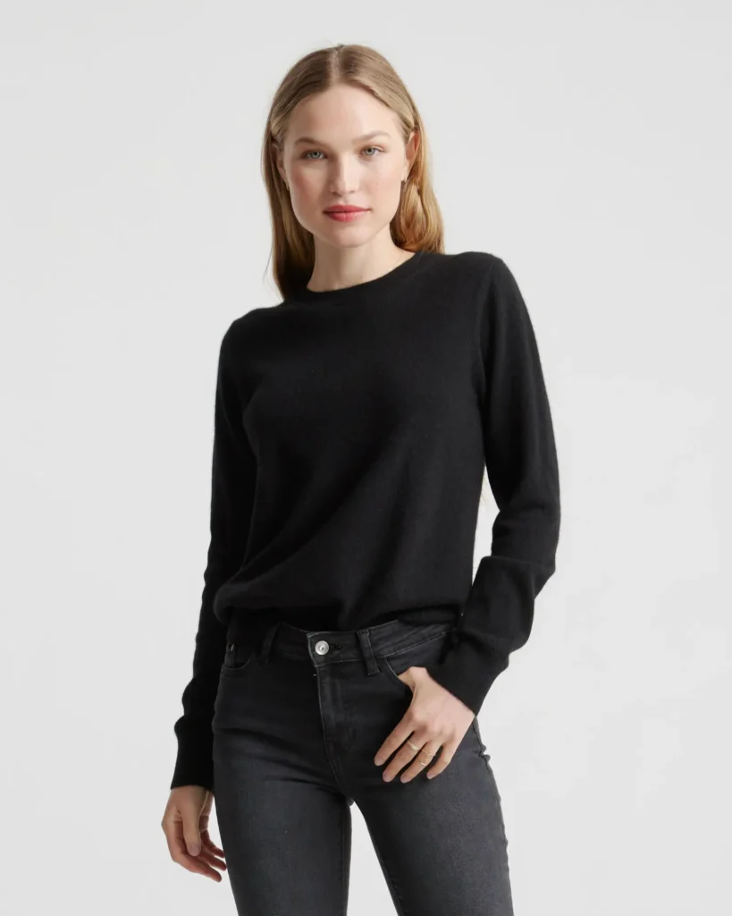 Quince Cashmere Crewneck Sweater for Women